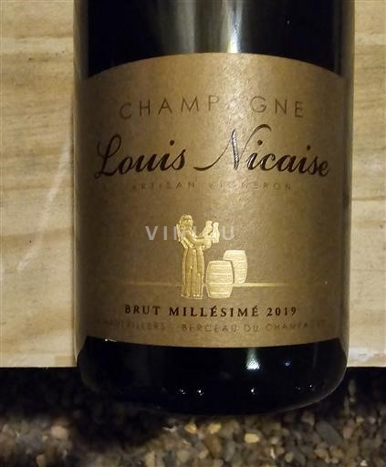 Champagne Sâm-panh Louis Nicaise Brut Millésimé 2019