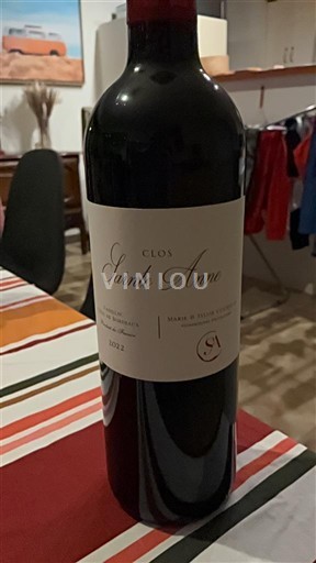 Bordeaux Cadillac-côtes-de-bordeaux Clos Sainte-Anne 2022