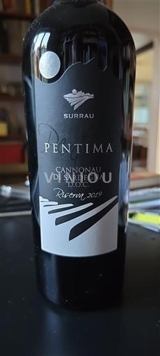 Cerdeña Cannonau de Cerdeña Surrau Pentima 2019