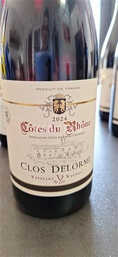 Thung lũng Rhône Côtes-du-rhône Clos Delorme Vieilles Vignes 30 Ans 2023