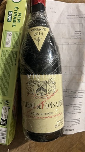 Valea Ronului Côtes-du-Rhône Château Fonsalette Réserve 2014