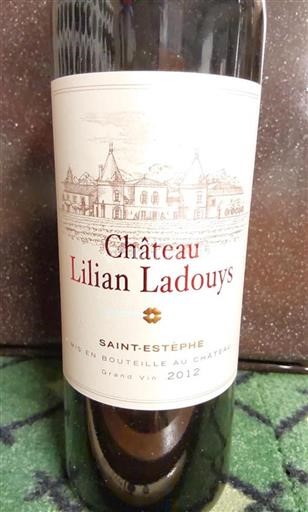 Bordeaux Saint-Estèphe Grand Cru Château Lilian Ladouys 2012