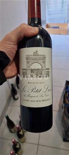 Vin Rouge sec Le Petit Lion Clos Léoville Las Cases 2012 France Bordeaux Saint-Julien AOC