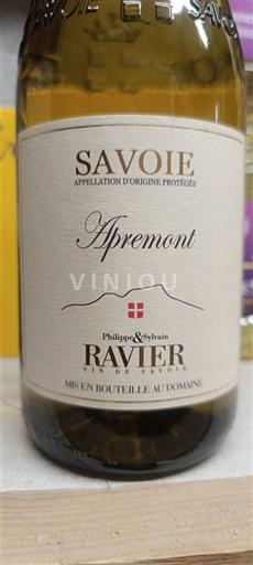 Savoie og Bugey Apremont Philippe & Sylvain Ravier 2024
