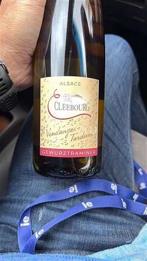 Alsace Vendanges Tardives Cleebourg Vendanges Tardives Gewurztraminer 2022
