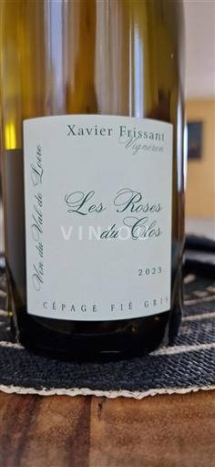 Vallée de la Loire Touraine Xavier Frissant Les Roses du Clos 2023