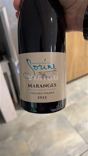 Burgundy Maranges Sorine Vieilles Vignes 2022