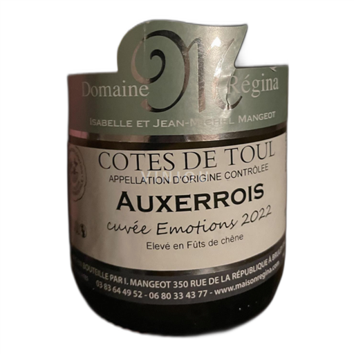 Alsace Auxerrois Domaine Régina Emotions 2022