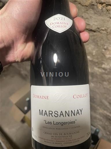 Bourgondië Marsannay Domaine Coillot Les Longeroies 2021