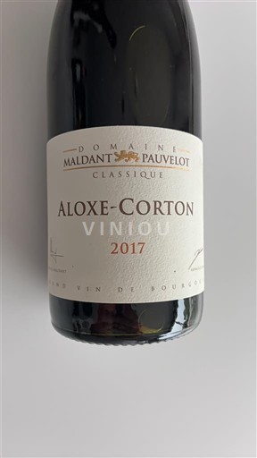 Burgundi Aloxe-Corton Domaine Maldant Pauvelot Classique 2017