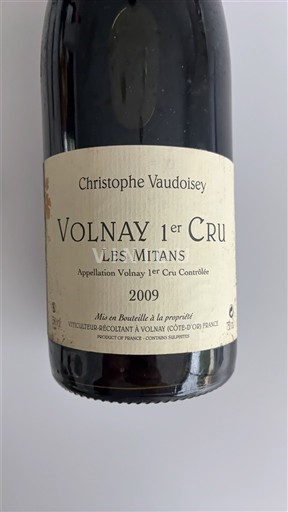 Borgogna Volnay Premier Cru Christophe Vaudoisey Les Mitans 2009