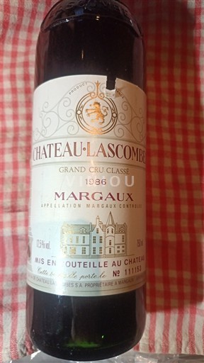 Burdeos Margaux Château Lascombes 1986