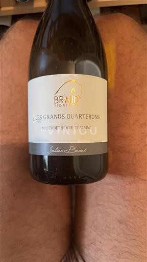 Loire-dalen Muscadet-Sèvre-et-Maine Braud Vigneron Les Grands Quarterons Ikke årgangsbestemt