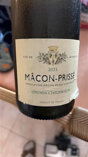 Burgundi Mâcon ja Mâcon-kylät Maison Chausseron 2021