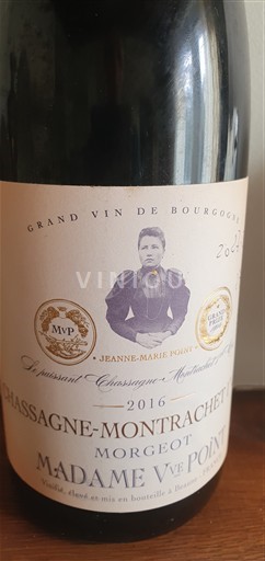 Burgundy Chassagne-Montrachet Premier Cru Madame Veuve Point Morgeot 2016