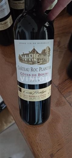 Burdeos Côtes-de-bourg Château Roc Plantier Prestige 2020