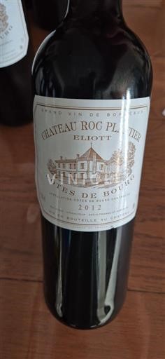 Burdeos Côtes-de-bourg Château Roc Platier Eliott 2012