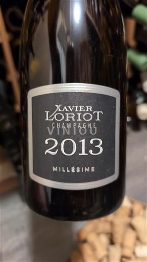 Champaña Champán Xavier Loriot Millésime 2013