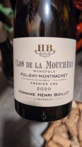 Bourgogne Puligny-montrachet Premier Cru Henri Boillot Clos de la Mouchère 2020