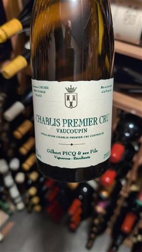 Burgundi Chablis Premier Cru Gilbert Picq & ses Fils Vaucopin 2020
