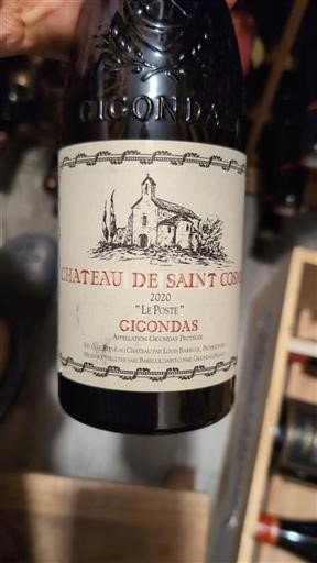 Údolí Rhôny Gigondas Château Saint Cosme Le Poste 2020