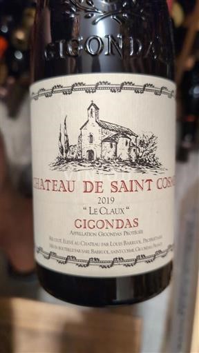 Údolí Rhôny Gigondas Château Saint Cosme Le Claux 2019