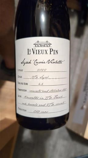 British Columbia Okanagan Valley Le Vieux Pin Violette 2022