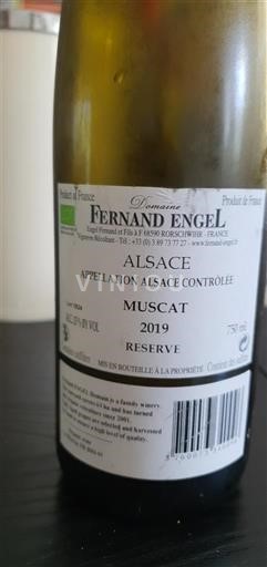 Alsace Domaine Fernand Engel Réserve 2019