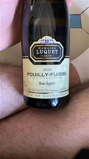 Burgund Pouilly-fuissé Domaine Luquet Bois Seguin 2023