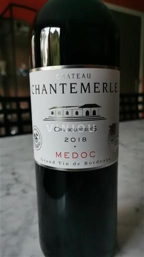 Burdeos Médoc Cru Bourgeois Château Chantemerle 2018