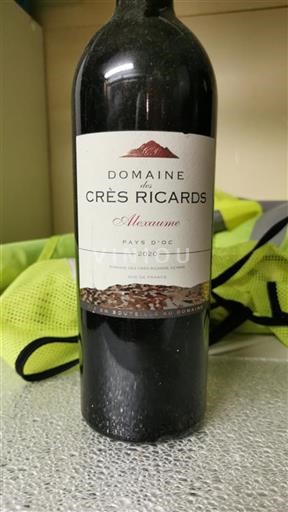 Languedoc và Roussillon Vùng đất Oc Domaine Des Crès Ricards Alexaume 2020