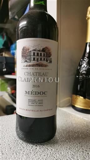 Bordeaux Médoc Château Clair Moulin 2016