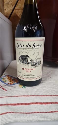 Jura Côtes-du-Jura Gérard Servant Trousseau 2018