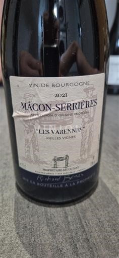 Bourgogne Mâcon et mâcon-villages Richard Bénas Les Varennes 2021