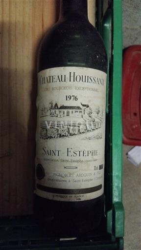 Burdeos Saint-Estèphe Cru Bourgeois Château Houissant 1976