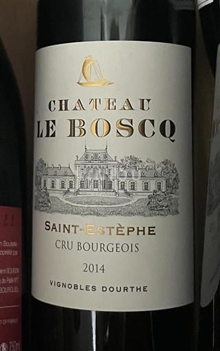 Bordeaux Saint-Estèphe Cru Bourgeois Château Le Boscq 2014