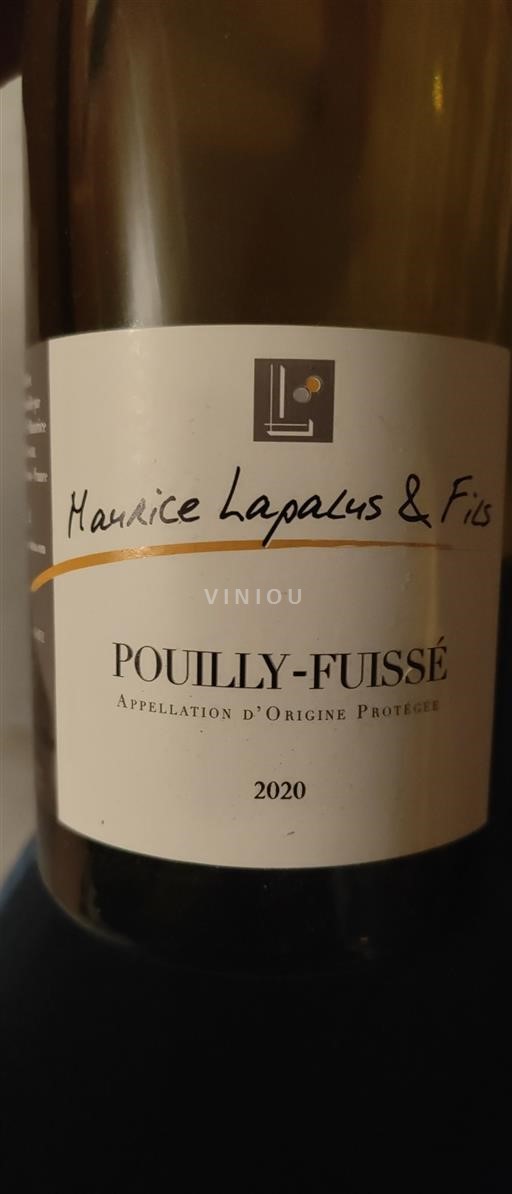 Bourgogne Pouilly-fuissé Maurice Lapalus & Fils 2020