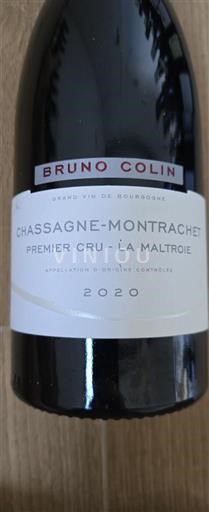 Bourgogne Chassagne-montrachet Premier Cru Bruno Colin 2020