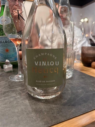 Šampanja Šampanjec François Heucq Rosé de Saignée Neleten.