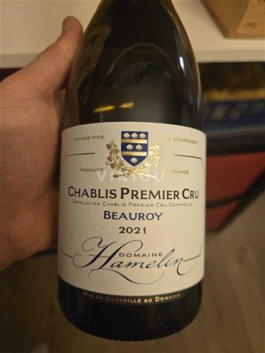 Burgundija Chablis premier cru Premier Cru Domaine Hamelin Beauroy 2021