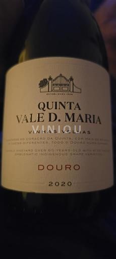 Portogallo Douro Quinta Vale D. Maria Vinhas Velhas 2020