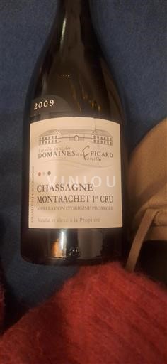 Burgundi Chassagne-Montrachet Premier Cru Domaine S de la Famille Picard 2009