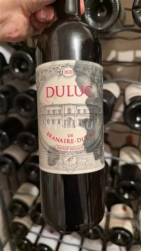 Bordeaux Saint-Julien Branaire Ducru Duluc 2020