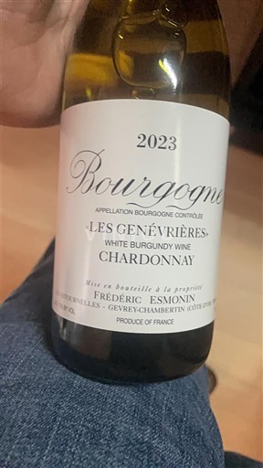 Burgundija Frédéric Esmonin Les Genévrieuses 2023