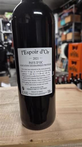 Languedoc og Roussillon Pays d'Oc Vignobles Canet l'Espoir d'Or 2021