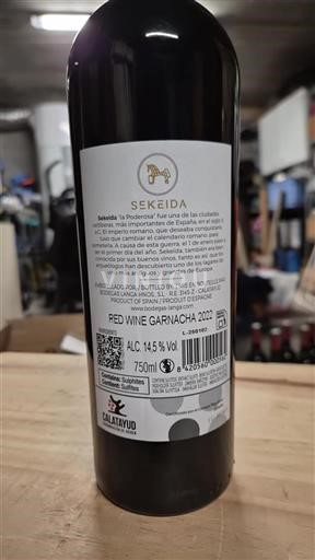 Vine Rouge sec Sekeida Bodegas Langa HNOS, S.L 2022 Spanien Aragonien Calatayud DO