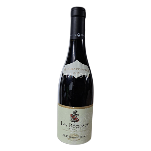 Rhônen laakso Côte-rôtie Domaine Chapoutier Les Bécasses 2018