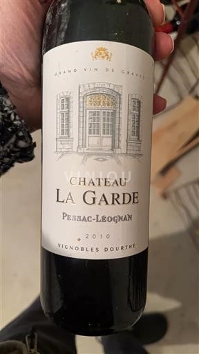 Bordeaux Pessac-Léognan Château La Garde 2010