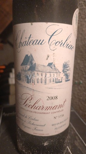 Sud-Ouest Pécharmant Château Corbiac 2008