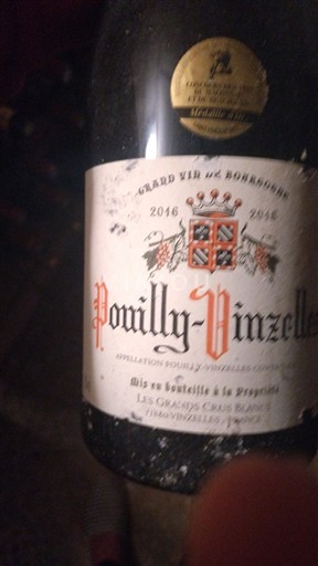Burgundy Pouilly-Vinzelles Les Grands Crus Blancs 2016
